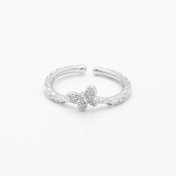 Butterfly Ring Sterling Silver - Picture 2 of 2